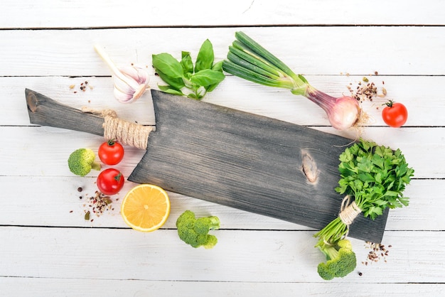 Deska z warzywami